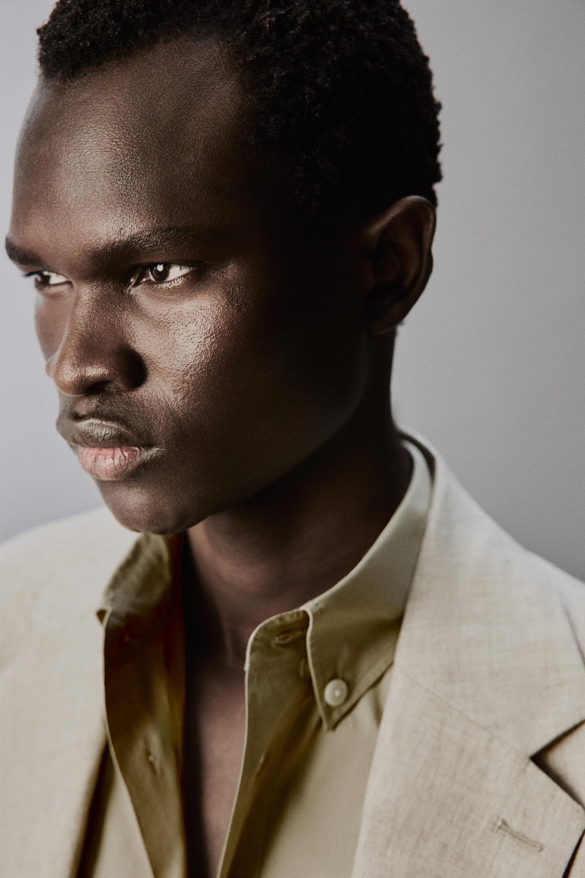 100% LINEN SUIT BLAZER